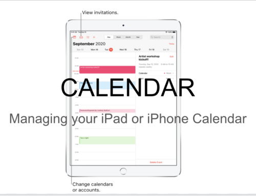 Managing Your Calendar